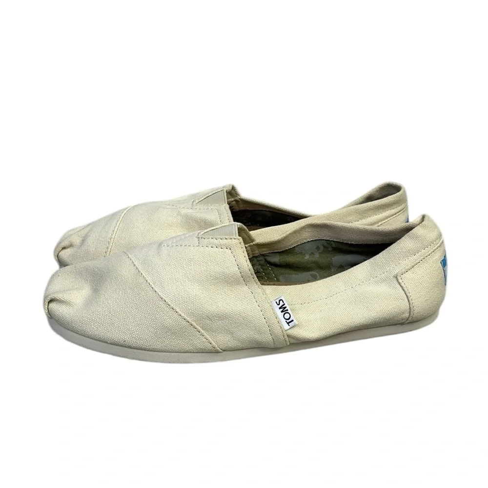 TOMS Alpargata Cloudbound espadriles beige flat size 8.5 new